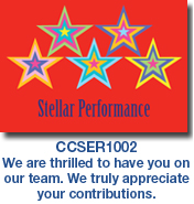 CCSER1002 Red Star Performance